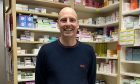 Andy Porter inside his newest acquisition. Image: Grantown Pharmacy