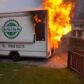 The popular fish and chip van went up in flames in Smithton yesterday. Image: The Fish and Chip Van/Facebook