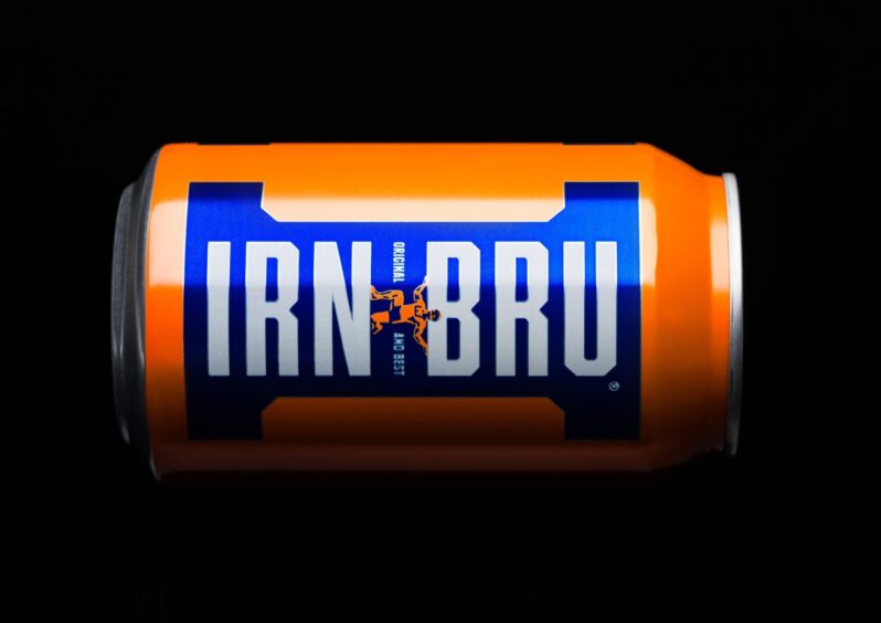 A can of Irn-Bru