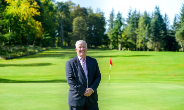 Outgoing Sport Aberdeen managing director Alistair Robertson is keen to spend more time on the golf course when he retires next year. Image: Sport Aberdeen