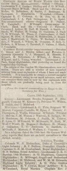 Families relied on newspaper reports for updates on their loved ones serving overseas. Supplied by British Newspaper Archive.