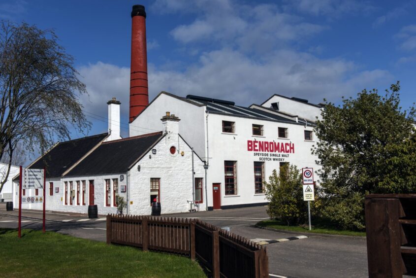 Benromach Distillery, Forres.