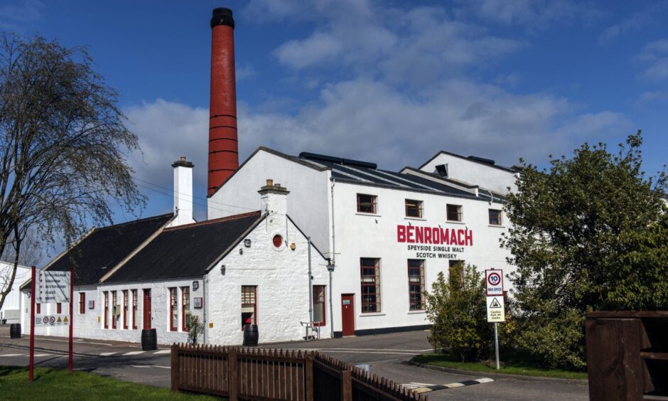Benromach Distillery, Forres.