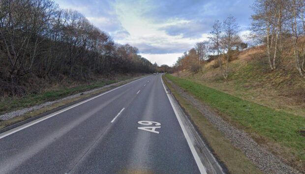 A9 near Evanton. Image: Google Maps.