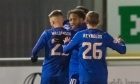 Rumarn Burrell continued his fine goalscoring form for Cove Rangers. Image: Jasperimage.