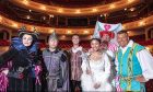 This year's cast in costume for HMT's panto Sleeping Beauty at the theatre in Aberdeen.