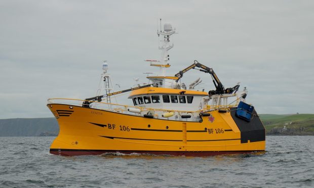 One of Macduff Shipyards' recent builds, the Banff-registered fishing vessel Zenith. Image: Macduff Shipyards