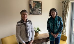 Elizabeth Copp and Eileen Sclater are in New Jersey for the launch of a new documentary about HMT Rohna.