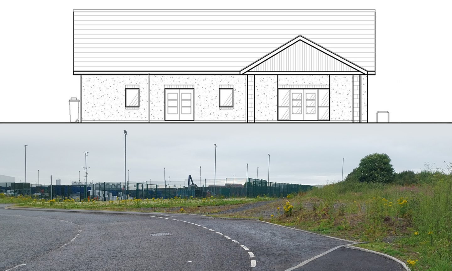 An artist impression of the Jesmond Gospel Hall Trust's new Ellon facility and its Balmacassie site.