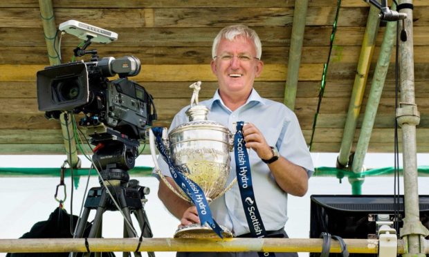 Hugh Dan MacLennan has been a shinty broadcaster for 40 years