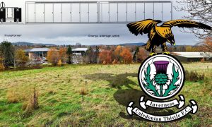 Caley Thistle says the battery storage plant can help the club's finances