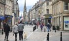 The incident took place on Inverness High Street. Image: DC Thomson