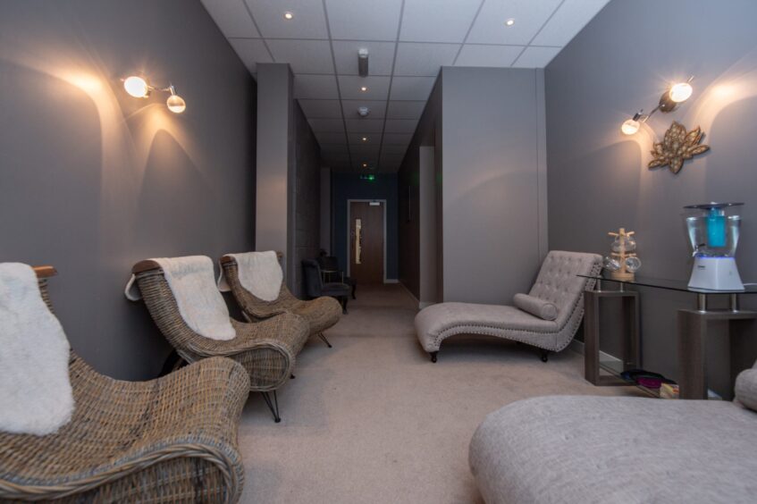Suite of therapy rooms are pictured at the former Regal Cinema building.