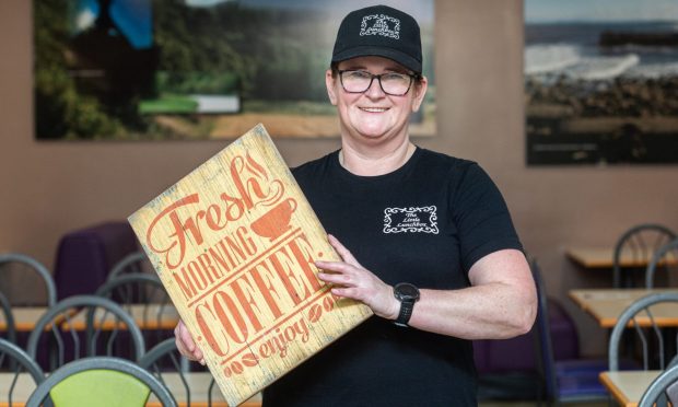 Kathleen Shanks owns the Elgin catering service and takeaway. Image: Jason Hedges/DC Thomson