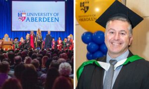 John McKeown is racking up the degrees from Aberdeen University, having graduated with his first in 1995. Image: Kami Thomson/DC Thomson