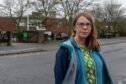 Aberdeen Labour councillor Kate Blake pictured outside the Holy Family RC Primary School. Image: Kenny Elrick/DC Thomson