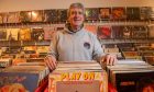 Bob Smith is celebrating 10 years since opening Aberdeen Vinyl records. Image: Kenny Elrick/DC Thomson