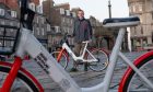 Scott Goodall, operations coordinator for the Big Issue eBikes, spoke to the Press and Journal about how the scheme has got on over the last 12 months. Image: Kenny Elrick/DC Thomson