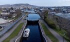 The Caledonian Canal in Inverness. Image: Kenny Elrick/DC Thomson.