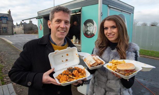 Big Daddy's Street Food offers burgers, wraps, desserts and much more. All images: Kenny Elrick/DC Thomson