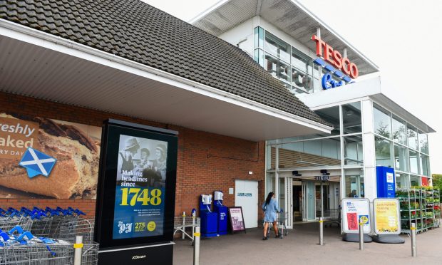The incident took place at Tesco in Danestone. Image: DC Thomson.