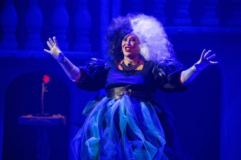New character, the evil fairy Medea, brings sass to the stage during Beauty & the Beast 