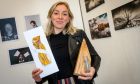 Offshore Achievement Awards Gray's School of Art trophy competition winner Nora Gricmane.