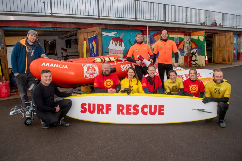 Pictured from left, Joseph Shaw, Michele Loseto, Bob Tayler, Kelly Fraser, Andrew Hunter, Romana Richards,Jodie Niddrie and William Elliott with (back) Chris leach and Adam Rofe.