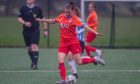 Caley Thistle's Kirsty Deans in SWF Championship action
