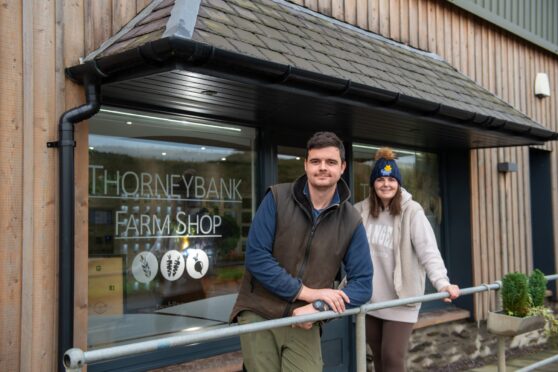 Neil and Penny Stephen of Lower Thorneybank Farm Shop near Rothienorman. Pictures by Kami Thomson/DC Thomson.