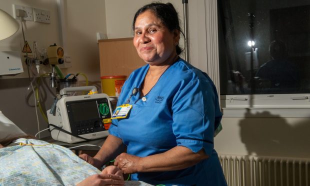 Marykutty Joykutty is an energetic presence on ARI's wards. Image: Kami Thomson/DC Thomson