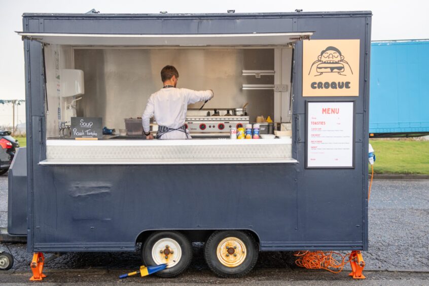 Croque food van