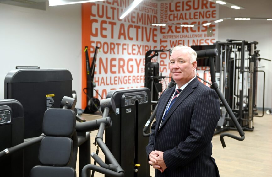 Alistair Robertson at Sport Aberdeen's most recent venture, Get Active at Northfield. Image: Kami Thomson/DC Thomson
