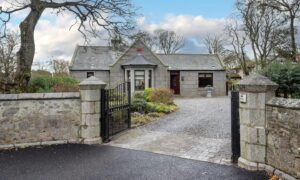 Loirston Lodge is on a corner site in the coastal suburb of Cove.