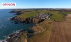 Portlethen Harbour, close to the village of Portlethen. Image: Aberdeen Drone Company/Shutterstock