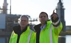 Prime Minister Keir Starmer (left) with Scottish Labour leader Anas Sarwar, during a visit to St Fergus Gas Terminal, a clean power facility in Aberdeenshire. Image: Jeff J Mitchell/PA Wire