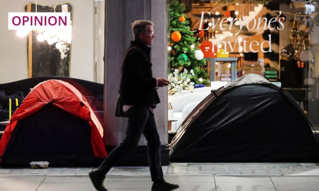 UK Home Secretary Suella Braverman has been criticised after calling rough sleeping in tents 'a lifestyle choice'. Image: Andy Rain/EPA-EFE/Shutterstock