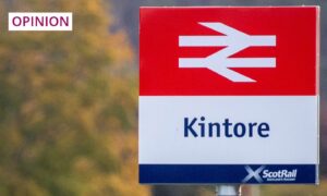 The first passengers in 56 years boarded trains in Kintore on October 15 2020. Image: Kami Thomson/DC Thomson