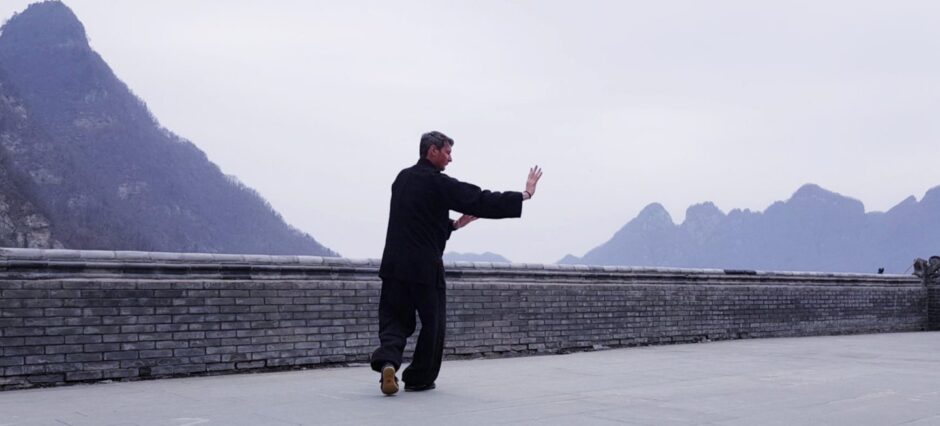 Matthew Knight training in the mountains of Wudang in China
