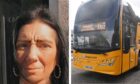 Jade Martin was violent on the X63 bus from Peterhead to Aberdeen. Images: Facebook/DC Thomson