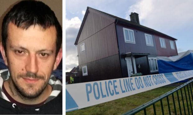 Ross MacGillivray was pronounced dead at the property on St Ninian Drive, Inverness. Image: Police Scotland / DC Thomson