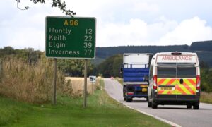 The SNP promised to fully dual the A96 between Aberdeen and Inverness by 2030. Image: Paul Glendell/DC Thomson.