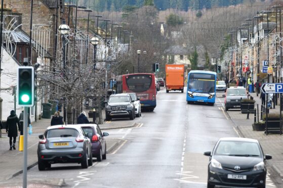The incident happened on the High Street in Alness. Image: DC Thomson