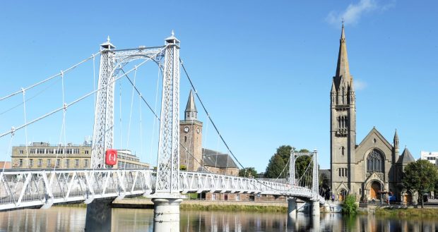 Iain Wright met the boy on the Greig Street Bridge. Image: DC Thomson