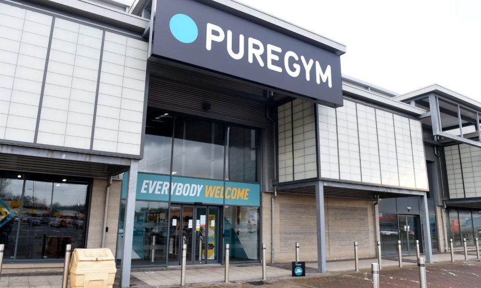 PureGym exterior in Elgin. 