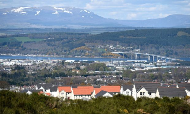 A view from Milton of Leys overlooking Inverness. Image SandyMcCook/DC Thomson