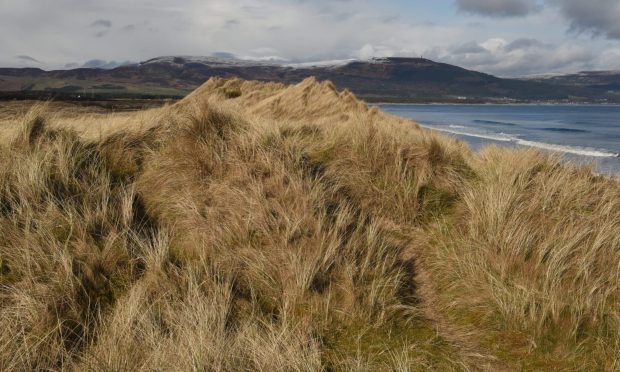 The site of Coul Links golf club.