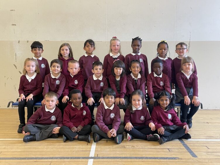 First class of 2023 at Skene Square Primary School in Aberdeen