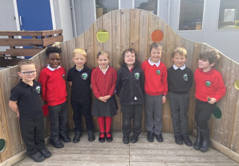 A small primary one class at Tough School.