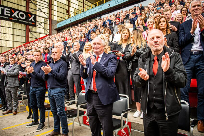 Aberdeen FC'sGothenburg Greats Freedom of the City celebratory event in May.